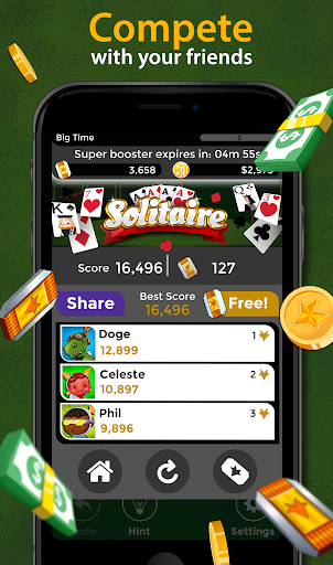 Solitaire - Make Money Free Screenshot 2 