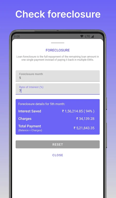 Easy EMI - EMI Loan Calculator Screenshot 4 