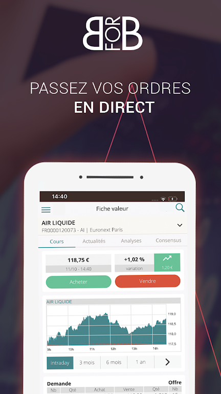 BforBank Bourse Screenshot 2 