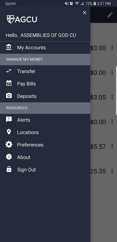 AGCU Mobile Banking Screenshot 1