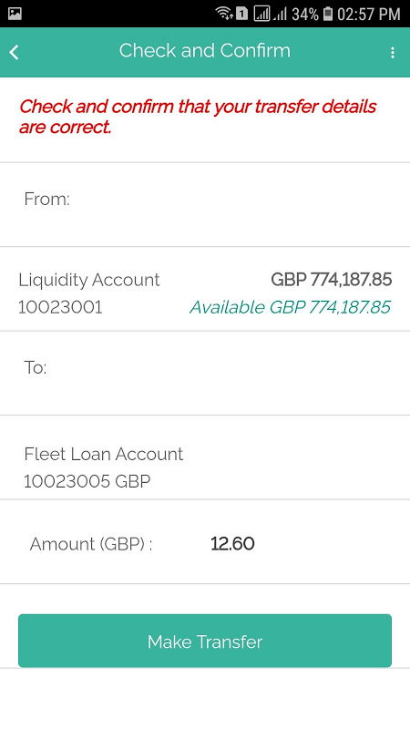 EQI Bank Demo Screenshot 3 