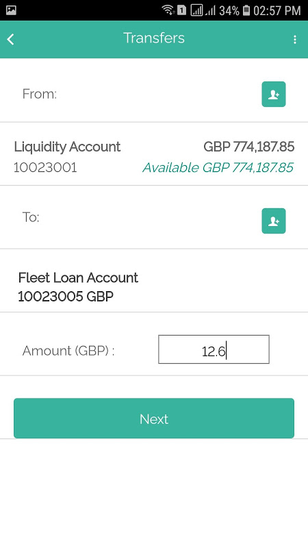 EQI Bank Demo Screenshot 4 