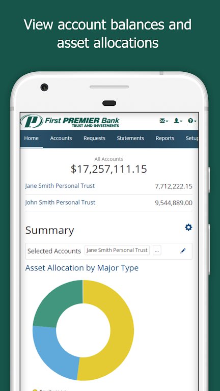 First PREMIER Bank Trust Screenshot 1