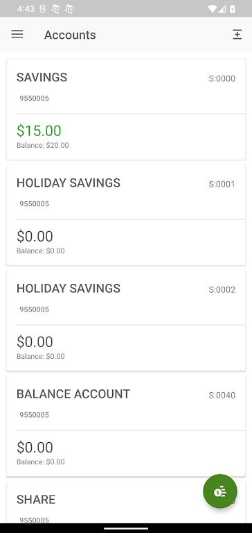 Summit Credit Union Mobile Screenshot 2