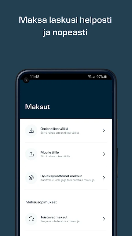 Mobiilipankki FI - Danske Bank Screenshot 3