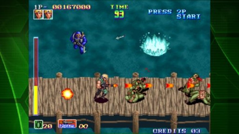 SHOCK TROOPERS ACA NEOGEO Screenshot 2