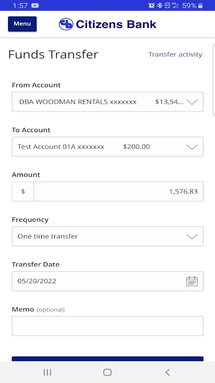 Citizens Bank Mobile Banking Screenshot 3