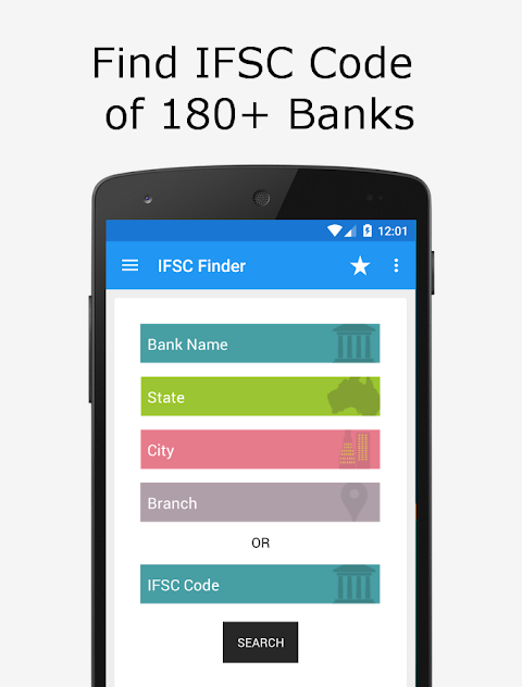 Find Bank IFSC Code India Screenshot 1 