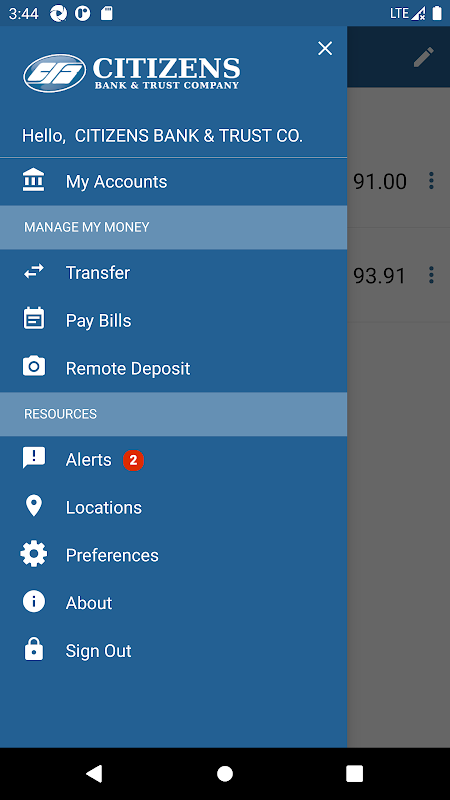 Citizens Bank & Trust Mobile Screenshot 4 