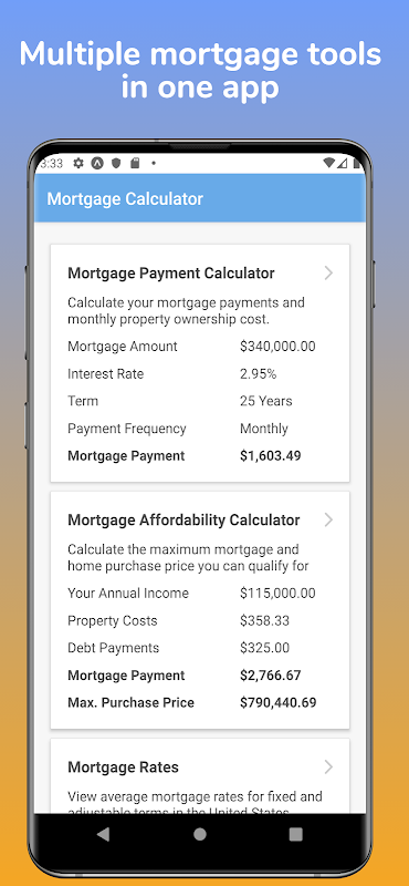 Mortgage Pal - Loan Calculator Screenshot 1 