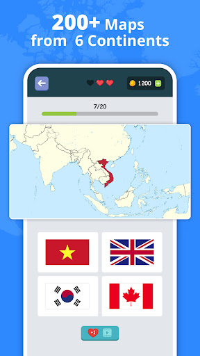 Flags of Countries: Quiz Game Screenshot 1 