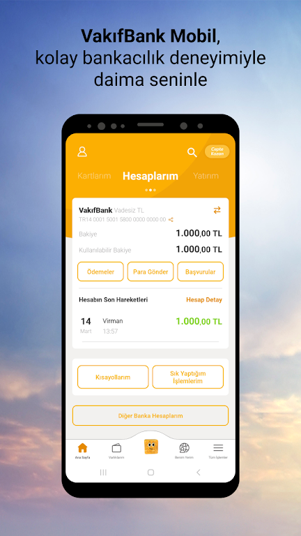 VakıfBank Mobil Bankacılık Screenshot 1