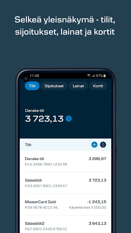 Mobiilipankki FI - Danske Bank Screenshot 1