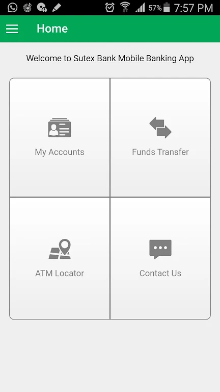 The Sutex Bank Mobile Banking Screenshot 2 