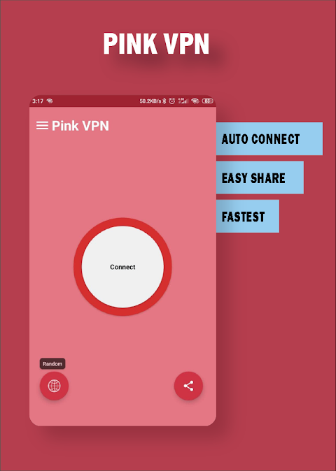 Pink VPN - Fast , Free , Secur Screenshot 3