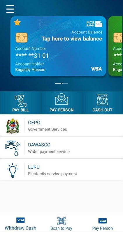 Visa Mobile Banking Screenshot 4