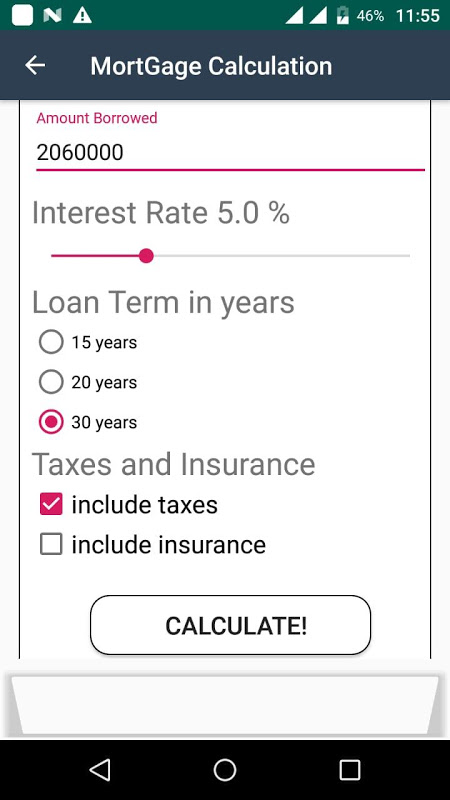 LOAN CREDIT PLANNER : FINANCIAL CALCULATOR Screenshot 1 