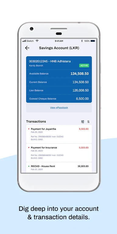 HNB Digital Banking Screenshot 4