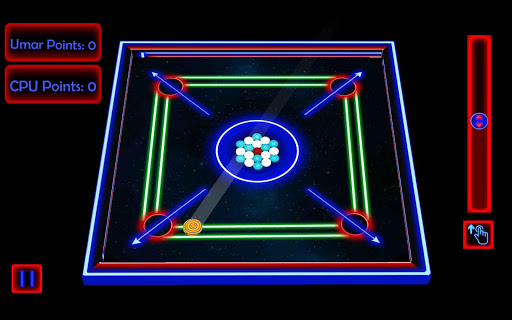 Laser Carrom: Real Carrom Pro Screenshot 1