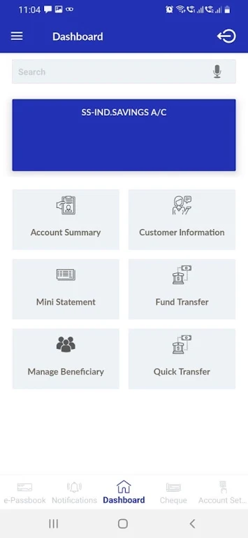 SARASPUR BANK MOBILE BANKING Screenshot 2 