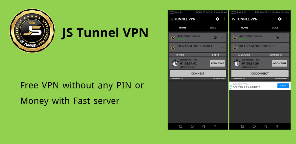 JS Tunnel VPN Screenshot 1