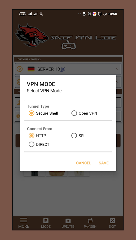 SAIF VPN LITE Screenshot 2