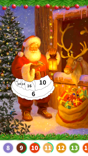 Christmas Color by Number Screenshot 1