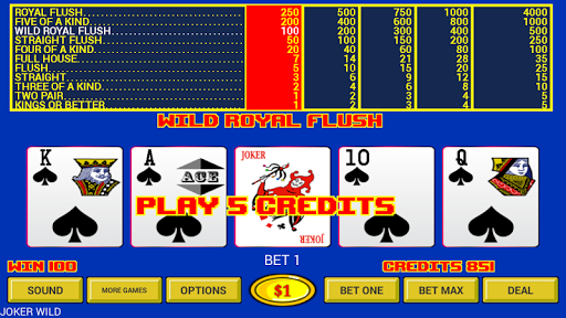 Video Poker - Original Games! Screenshot 2