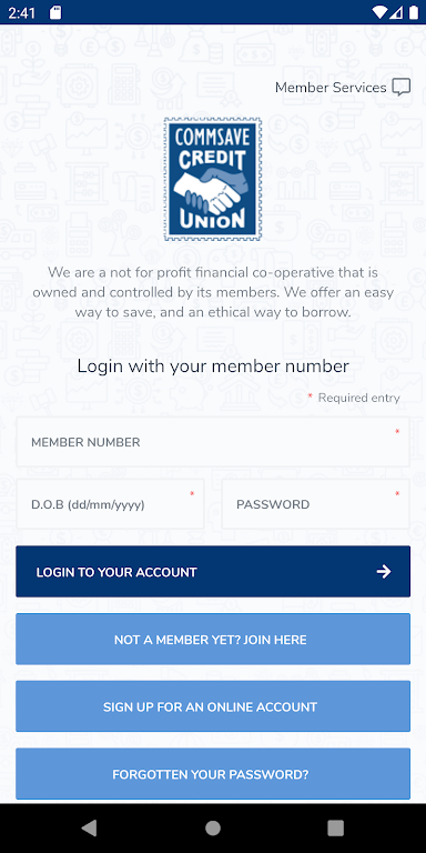 Commsave Credit Union Screenshot 1 