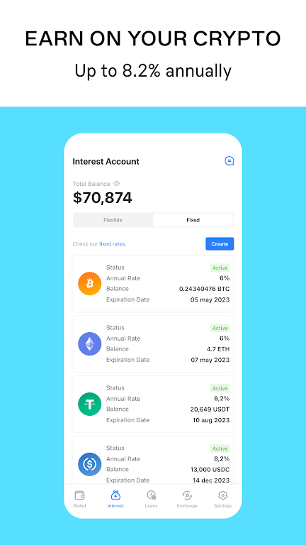 CoinLoan: Сrypto & Fiat Loans Screenshot 4