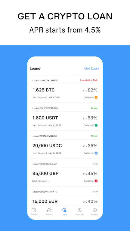 CoinLoan: Сrypto & Fiat Loans Screenshot 3 