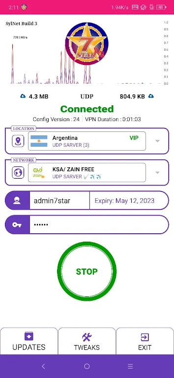 7 STAR PRO - Safe & Secure VPN Screenshot 2