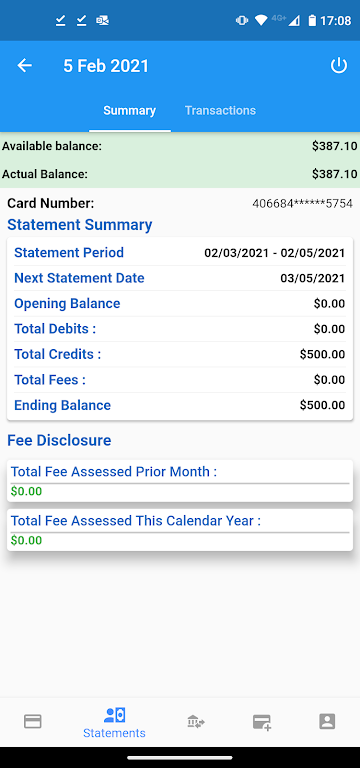 ConvenientCards Mobile Banking Screenshot 4