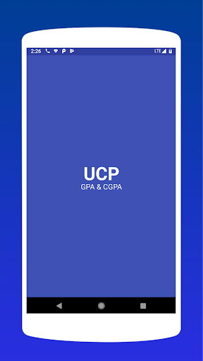 UCP GPA & CGPA Calculator Screenshot 1 