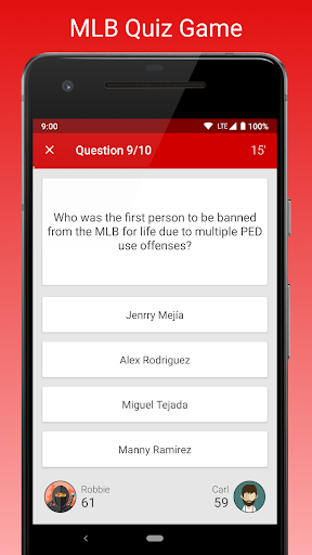 Fan Quiz for MLB Screenshot 1 