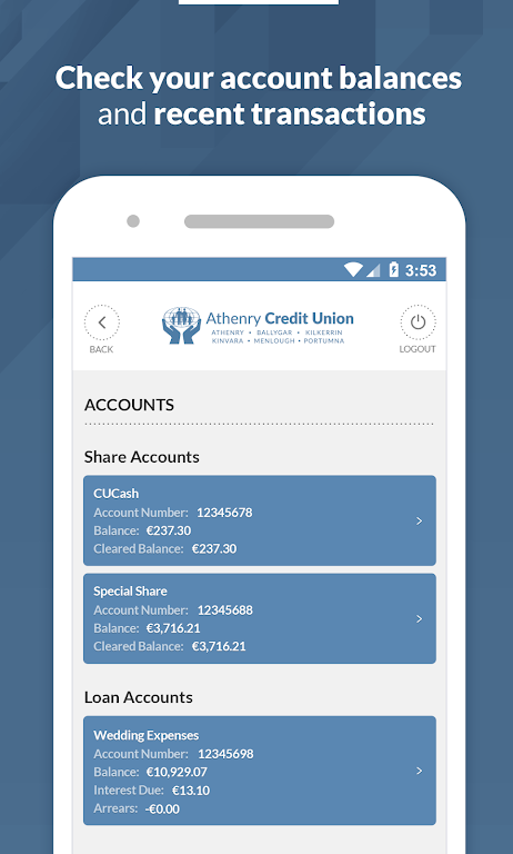 Athenry Credit Union Screenshot 2 