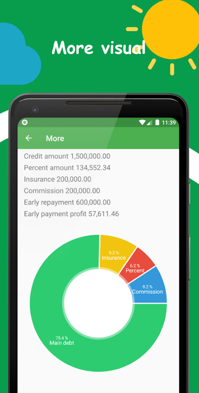 EMI loan calculator Screenshot 2