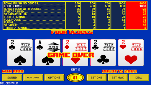 Video Poker - Original Games! Screenshot 1