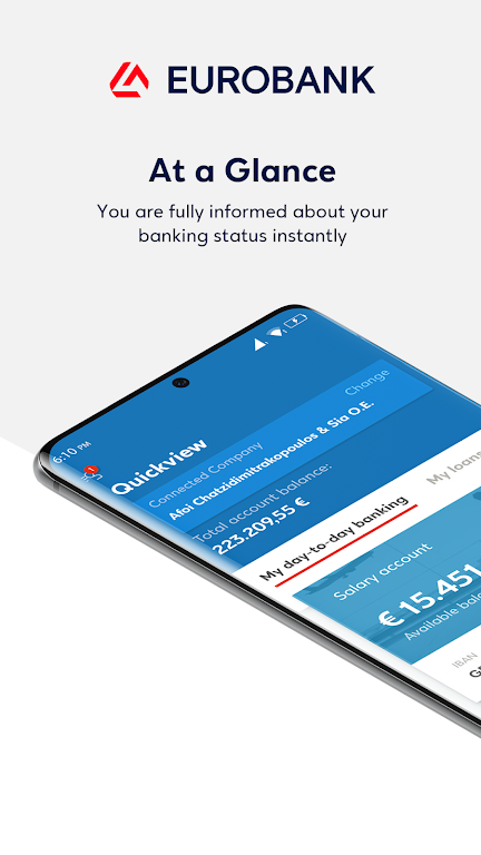 Eurobank Business App Screenshot 1 