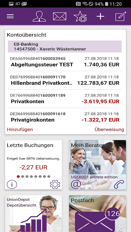 EB-Banking Classic Screenshot 3