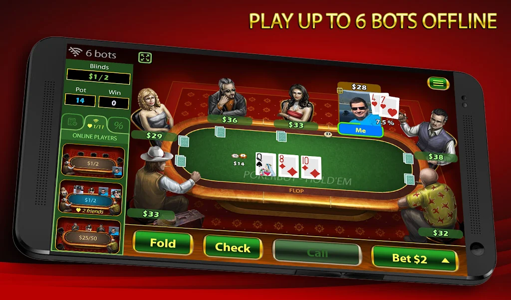 Texas Holdem Poker: Pokerbot Screenshot 2 