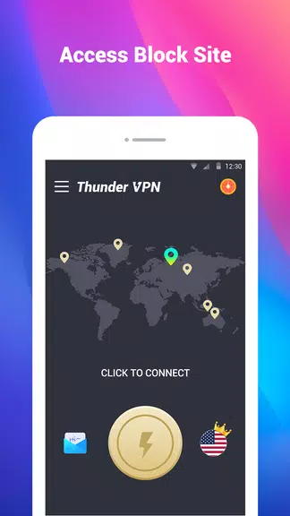 Thunder VPN - Free & Fast VPN Unlimited Proxy Screenshot 1