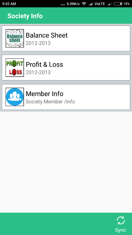 Society Member App Screenshot 2 