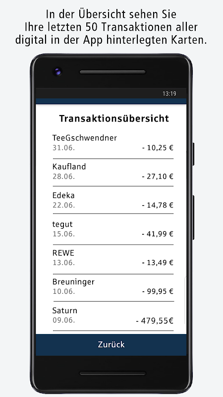 BW-BankCard pay - Mobiles Bezahlen mit der BW-Bank Screenshot 3 