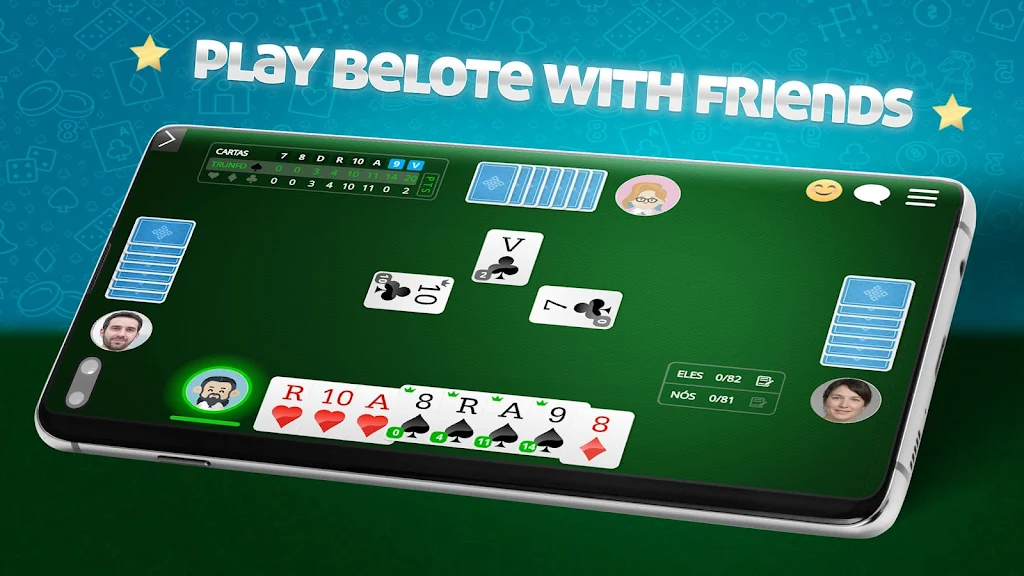 Belote Online - Card Game Screenshot 3