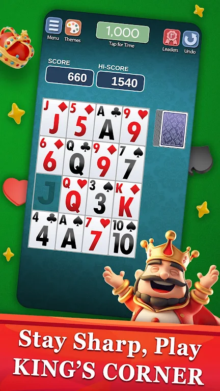 King’s Corner Solitaire Deluxe Screenshot 1 