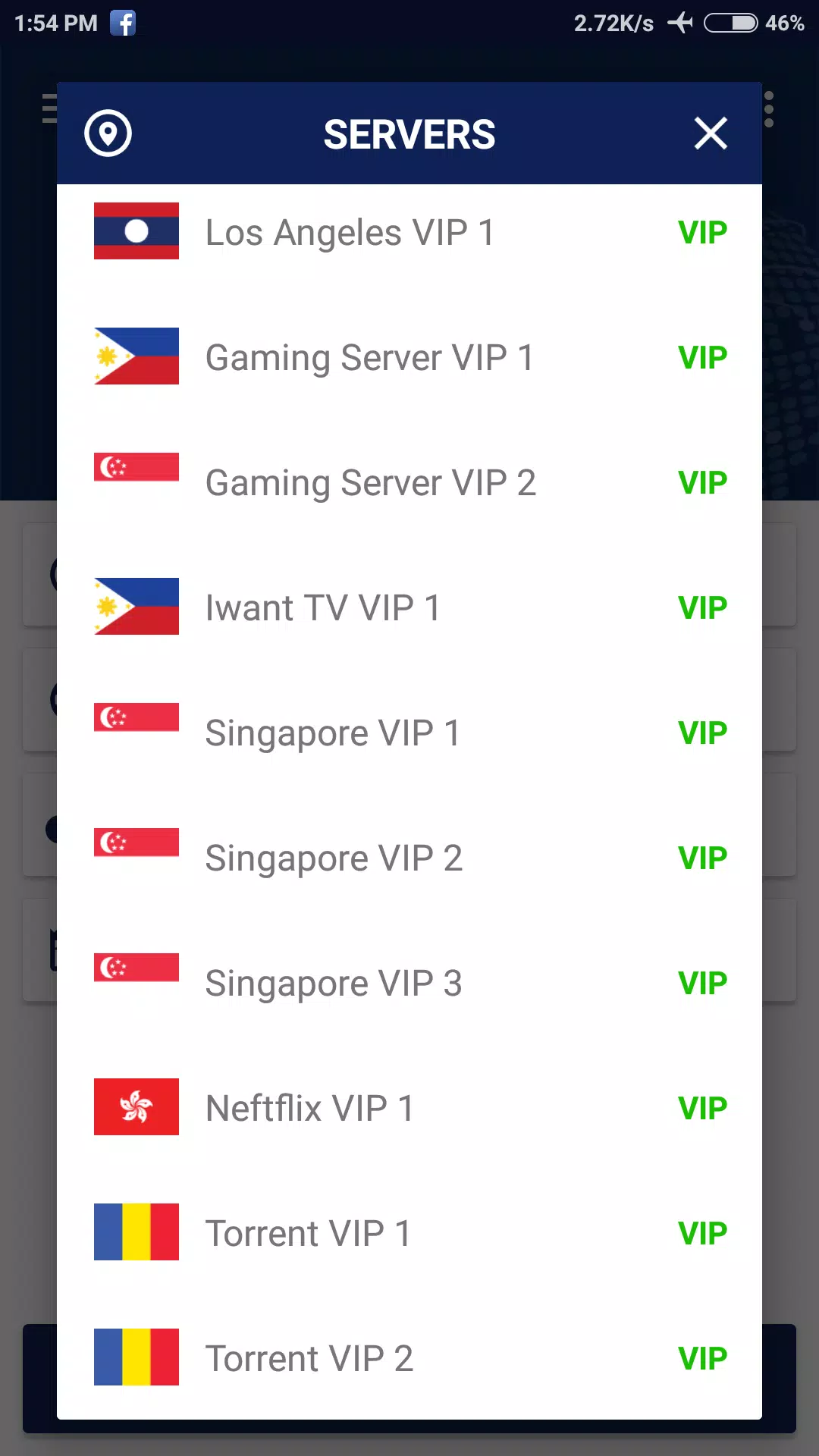 Material VPN Lite V2 Screenshot 1 