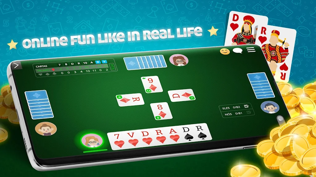 Belote Online - Card Game Screenshot 1 