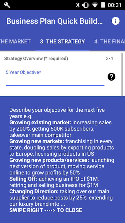 Business Plan Quick Builder Screenshot 4