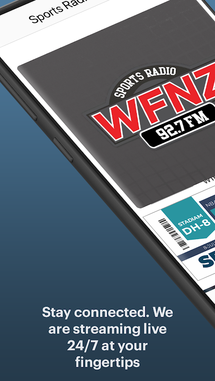 Sports Radio WFNZ Screenshot 1 